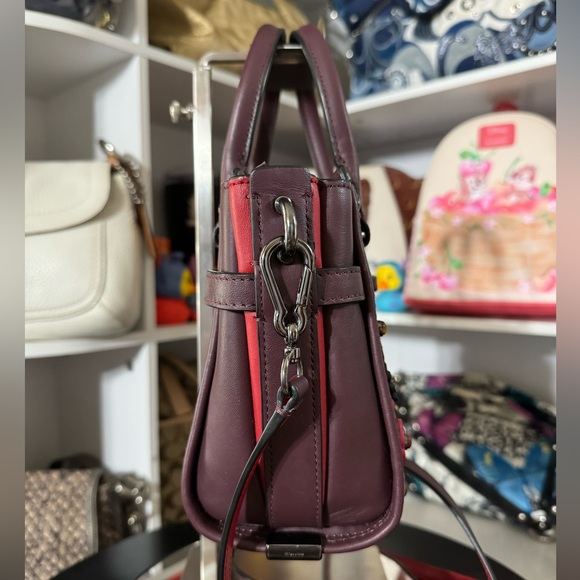 Coach Swagger Willow Tea Rose Satchel - Picture 4 of 12